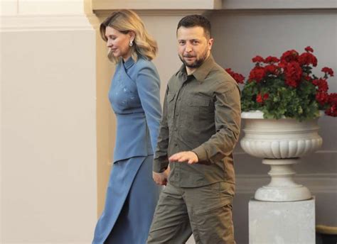 Volodymyr Zelensky E La Moglie Olena Al Vertice Nato Di Vilnius