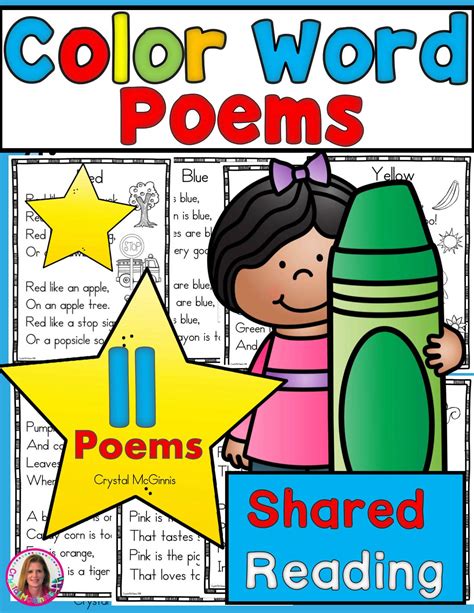 Buy Number Colors Alphabet Word Poems For Shared Reading Word Poems