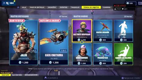 La Nueva Tienda De Fortnite Hoy Dia De Noviembre Nuevas Skins