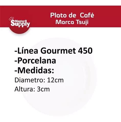 Set X4 Taza Cafe Pocillo Con Plato Porcelana Tsuji Línea 450 en venta