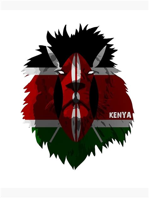 "Kenya Lion Pride " Poster for Sale by Domestic8edApe | Redbubble