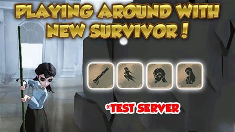 1 New Survivor Antiquarian All Ability Qi Shiyi Test Server Identity V 第五人格 제5인격