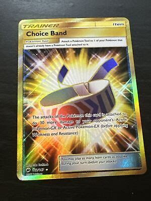 Choice Band Secret Burning Shadows Pokemon Card Nm Ebay