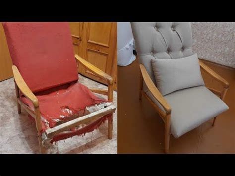 DIY Реставрация кресла времен СССР своими руками Restoration of the ...