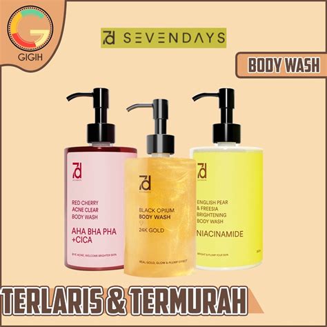 Jual SEVENDAYS SAVEN DAYS SABUN MANDI BODY WASH 360ML READY ALL