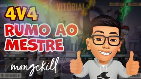 LIVE DO MONGE 4 V 4 INSANO RUMO AO MESTRE NO CS RANQUEADO