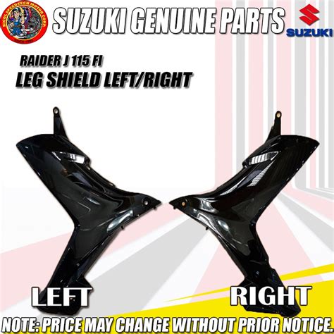 RAIDER J 115 FI LEG SHIELD SGP GENUINE Left 48121C32J00L Right