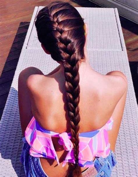 Tresse collée inversée La tresse collée en 20 déclinaisons tendance