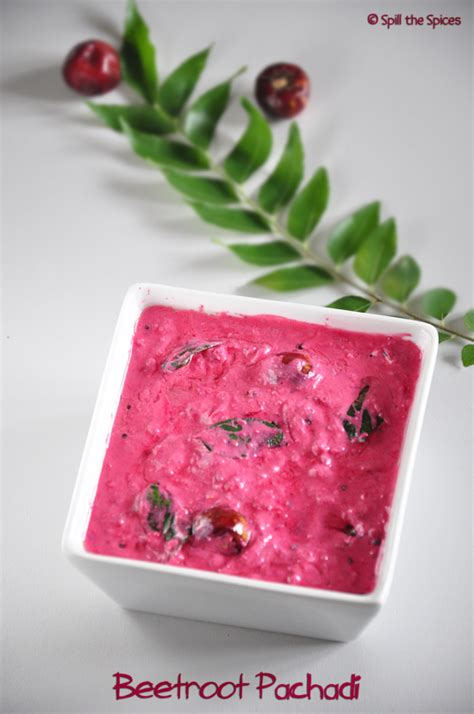 Beetroot Pachadi Spill The Spices