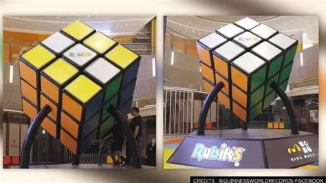 Guinness World Records Shares Video Of Worlds Biggest Rubiks Cube