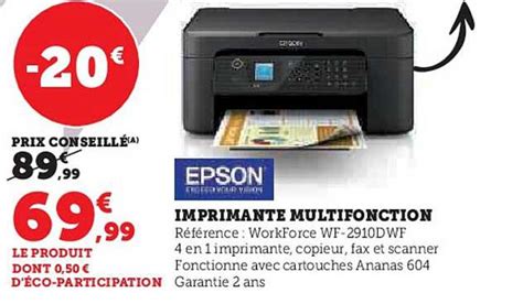 Promo Imprimante Multifonction Epson Chez Hyper U Icatalogue Fr