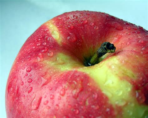 Hintergrundbilder Apfel Rot Tropfen Frucht X Wallhaven