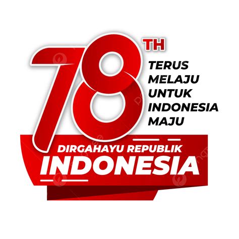 Logo Hari Jadi Republik Indonesia Ke 78 Vektor Logo 78 Th Tapi Ri 78 Hari Kemerdekaan