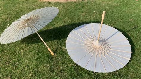 Party Decoration Diameter 20cm 30cm 40cm 60cm And 84cm White Paper Parasols Buy Chinese Paper