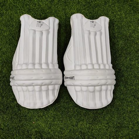 Laver And Wood Strap White Plain Cricket Leg Guard Size Small At Rs