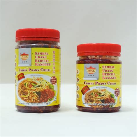 Tean S Gourmet Crispy Prawn Chilli G G Sambal Udang Bercili