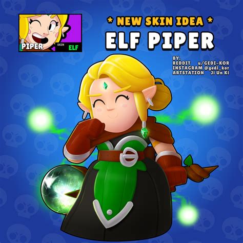 Piper elfa | Brawl, Stars, Star wars fan art