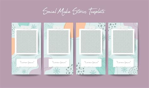 Social Media Story Background Template Vector Art At Vecteezy