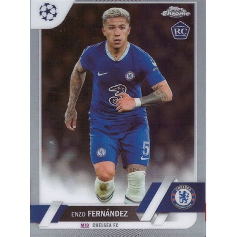 Oferta Trading Card Enzo Fern Ndez Rookie Chelsea Topps Chrome Uefa