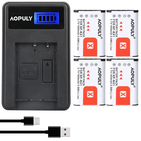 Original Aopuly NP BX1 NP BX1 Battery Charger For Sony DSC RX100 DSC