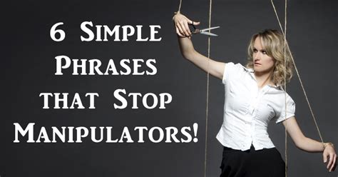 6 Simple Phrases That Stop Manipulators David Avocado Wolfe