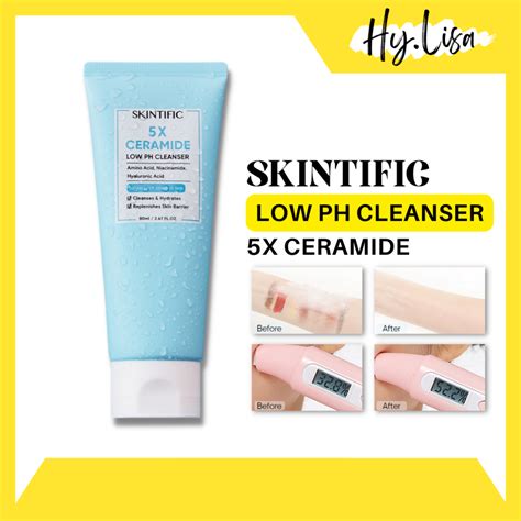 Jual Skintific 5x Ceramide Low Ph Cleanser Facial Wash Gentle Cleanser For Sensitive Skin 80ml