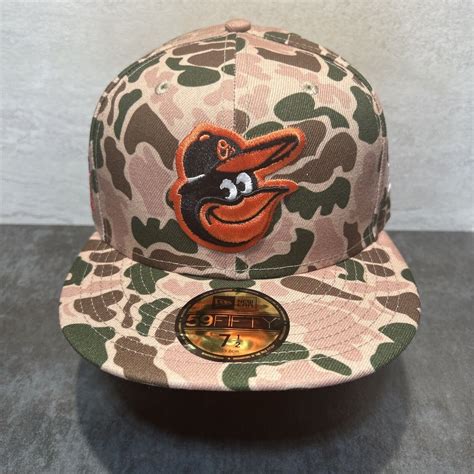 Baltimore Orioles Hat Duck Camo Alt Classic Oriole Bird 59fifty Sz