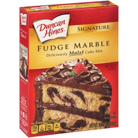 Signature Fudge Marble Cake Mix Duncan Hines Cake Mix Fudge Fudge