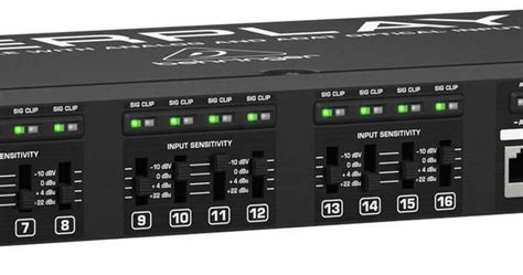 Behringer Powerplay P16 I Networked Input Module With Adat P16 I