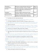 Soc Test Review Docx Structural Functionalism We Have Social