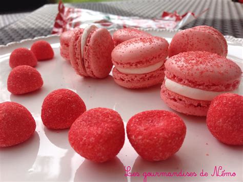 Macarons à la fraise Tagada Les Gourmandises de Némo