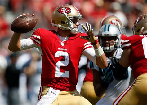 Photos San Francisco 49ers Quarterback Brian Hoyer Sacked Five Times