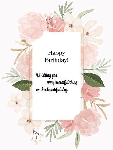 Beautiful Happy Birthday For Her Cards Birthday Greeting Cards By