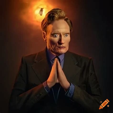 Satirical Image Of Conan Obrien As A Wizard On Craiyon