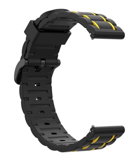 Polar Grit X Pro Sport Schnallenarmband Schwarz Gelb