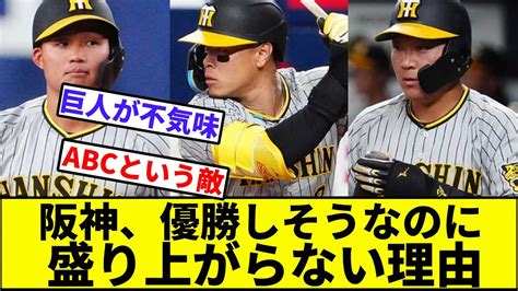 【abcという味方ヅラした敵】阪神、優勝しそうなのに盛り上がらない理由【なんj反応】【プロ野球反応集】【2hスレ】【1分動画】【5chスレ】【阪神タイガース】 Youtube