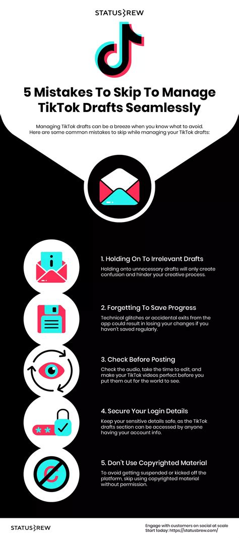 Tiktok Drafts How To Delete Edit And Manage Statusbrew