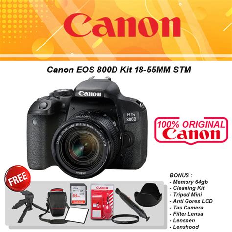 Promo Canon Eos D Kit Mm Is Stm Paket Bonus Kamera Canon Dslr