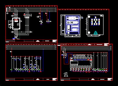 Tablero Electrico En Dwg 32463 Kb Librería Cad