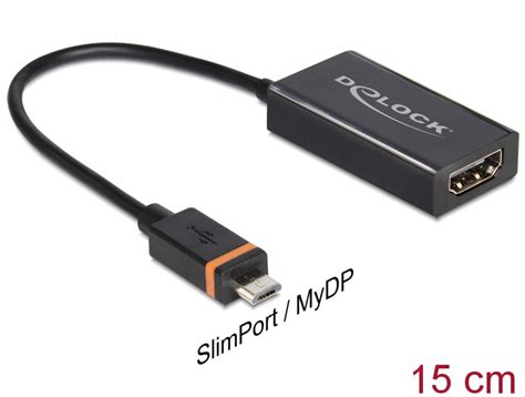 Delock Produkte Delock Adapter Slimport Mydp Stecker High