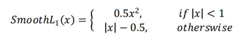 Regression Loss Function L1 MAE L2 MSE SMOoth L1 LOSS