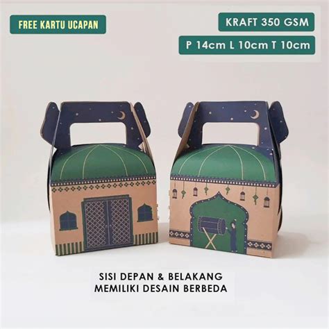 Jual Gable Box Lebaran Isi Pcs Box Hampers Idul Fitri Parcel