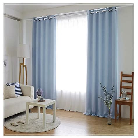 Bedroom Curtains simple solid color custom finished curtain shade ...