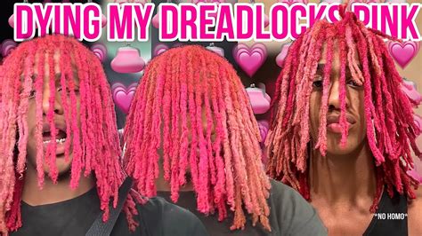 Bleaching And Dying My Locs Pink Gone Wrong 😨 Youtube