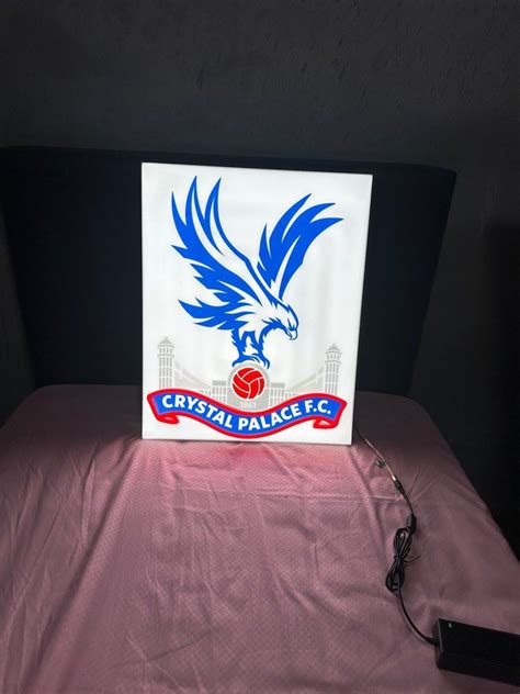 Crystal Palace Fc Logo Neon Sign Lightbox Hobbies And Toys