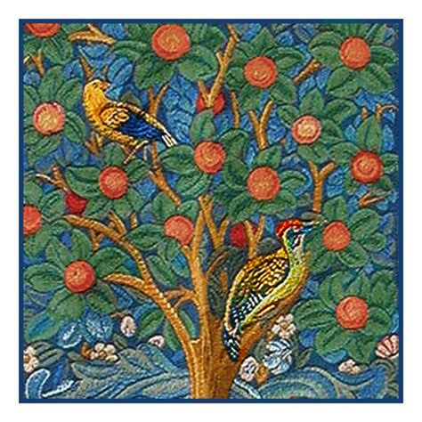 Tree of Life detail by Arts and Crafts Movement Founder William Morris ...