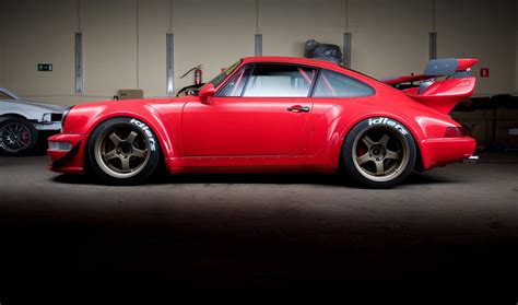 RWB Porsche 911 Rauh-Welt Begriff Red high detail side profile ...