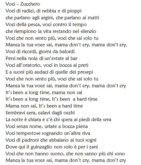 Voci Di Zucchero Testo Con Significato E Video Del Nuovo Singolo In