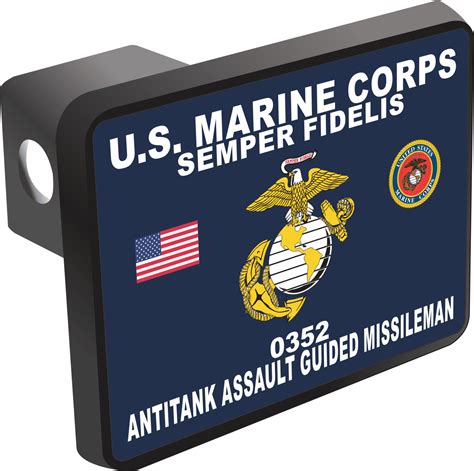 usmc mos  antitank assault guided missileman hitch cover