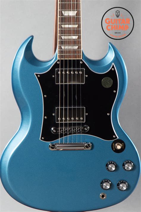 2019 Gibson Sg Standard Pelham Blue Guitar Chimp